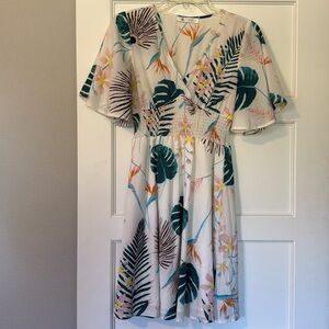 Short cupshe dress, flowy and flirty